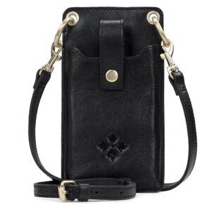 PATRICIA NASH FARLEIGH BLACK PHONE/WALLET XBODY BAG
